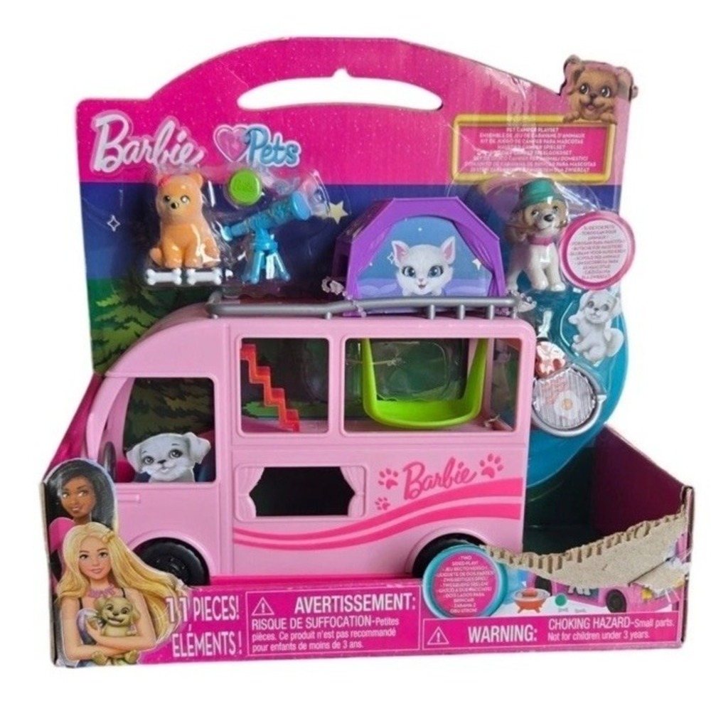 Barbie Pet Camper Playset NEW